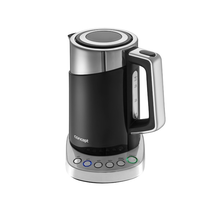 Concept RK3171 Vízforraló 1.7L 2200 Watt - Fekete / Ezüst (RK3171)
