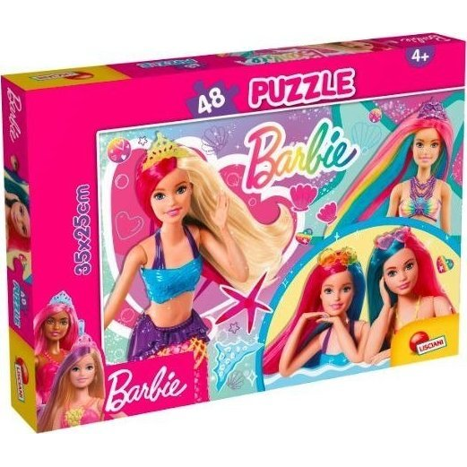 Barbie mágikus sellő barátok 48db-os puzzle 35x25cm - Lisciani (304-99443)