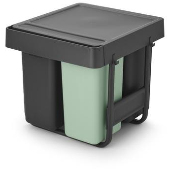 Brabantia Sort&amp;Go 10 + 10 + 20 l Dark Grey