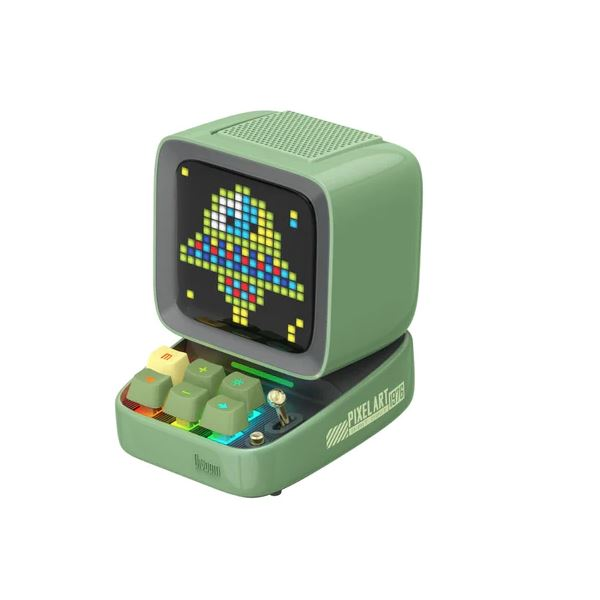 Преносима тонколона Divoom, Ditoo Pro, Bluetooth 5, зелен