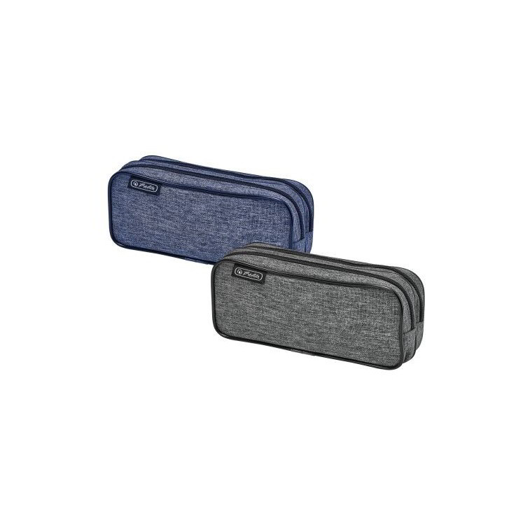 Herlitz Textil 2 rekeszes tolltartó több színben (50027682)