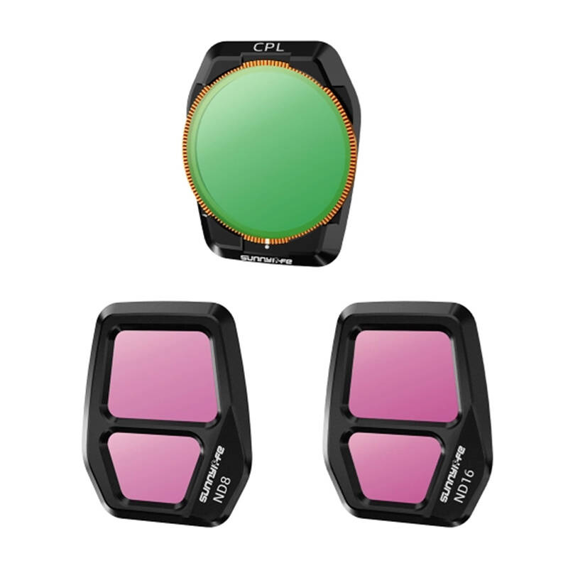 Sunnylife A3S-FI925 CPL+ND8+ND16 Drón előtétlencse szett (A3S-FI925)