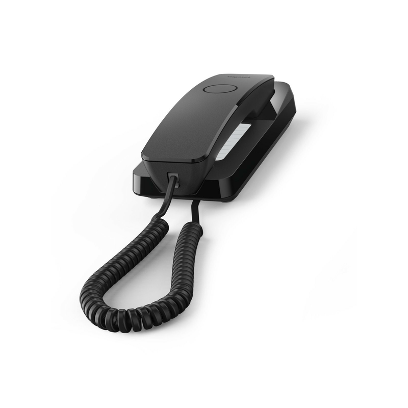 Gigaset Desk200 Vezetékes Falra szerelhető telefon - Fekete (D200_B)