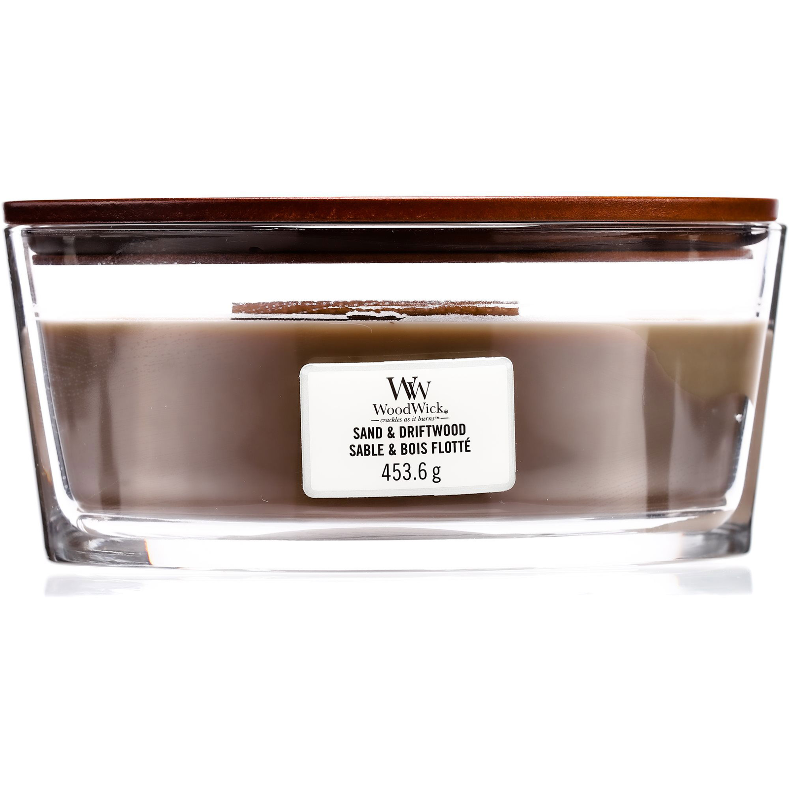 WOODWICK Ellipse Sand & Driftwood (453,6 gramm) (5038581056944)
