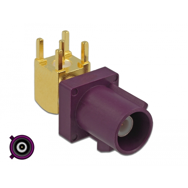 Delock FAKRA D-dugó 90  PCB (89775)
