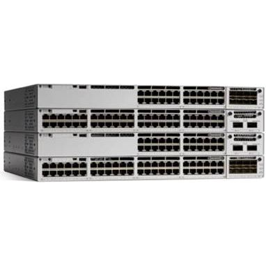 Cisco Catalyst C9300-24P-E gemanaged L2/L3 Gigabit Ethernet (10/100/1000) Energie Über Ethernet (PoE) Unterstützung 1U Grau Netzwerk-Switch