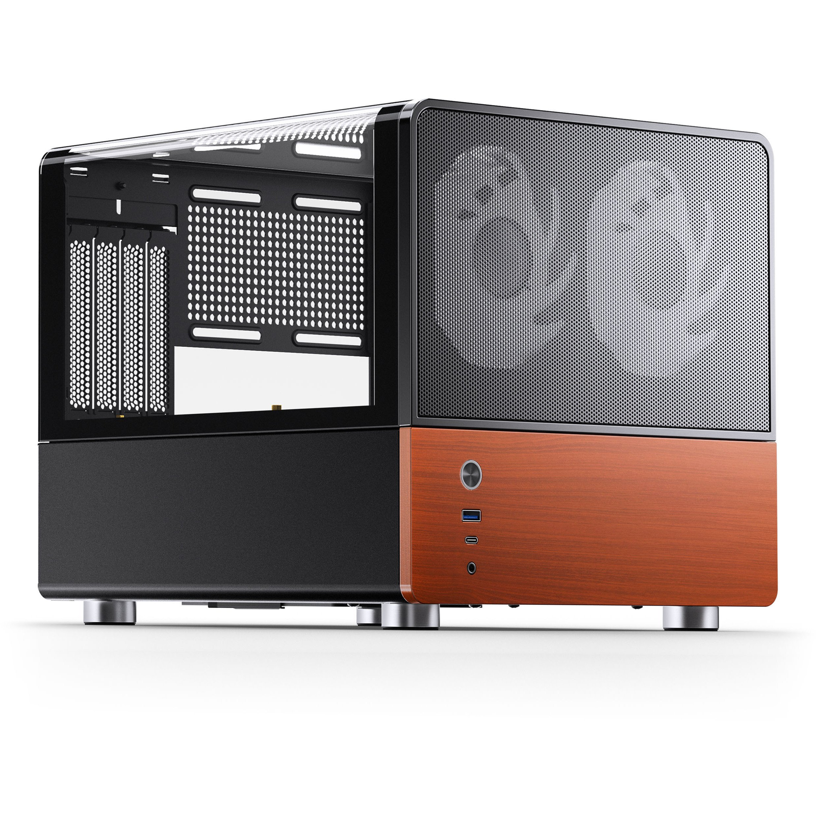 Jonsbo Mini torony Számítógép ház, Ház, Gaming doboz Fekete (V12 BLACK)