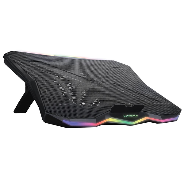 Rampage AD-RC8 SHOWY 15-17" Notebook hűtő fekete (33450)