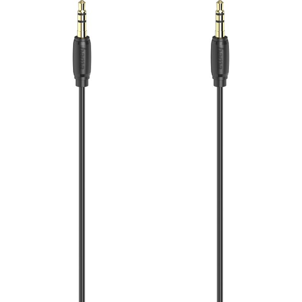 Hama 00205117 cable de audio 0,5 m 3,5mm Negro