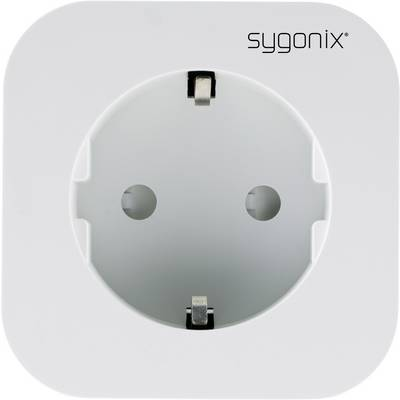 Okos dugaszoló aljzat energiafogyasztás mérővel, WiFi konnektor, Sygonix SY-4276902 (SY-4276902)