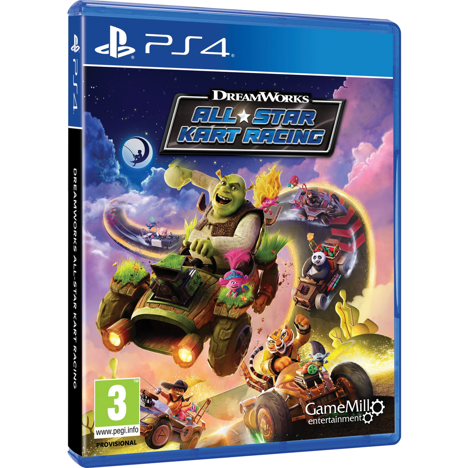 DreamWorks All-Star Kart Racing - PS4 (PC - Dobozos játék)