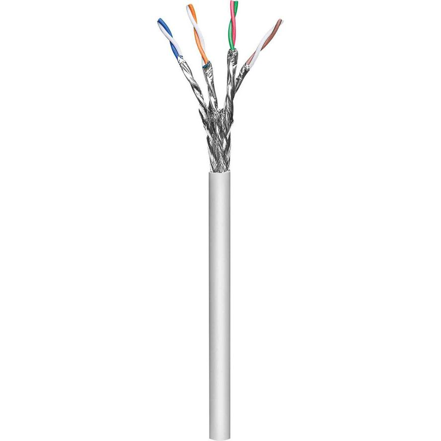 Intellinet 704953 sieťový kábel Šedá 100 m Cat6a S/FTP (S-STP)