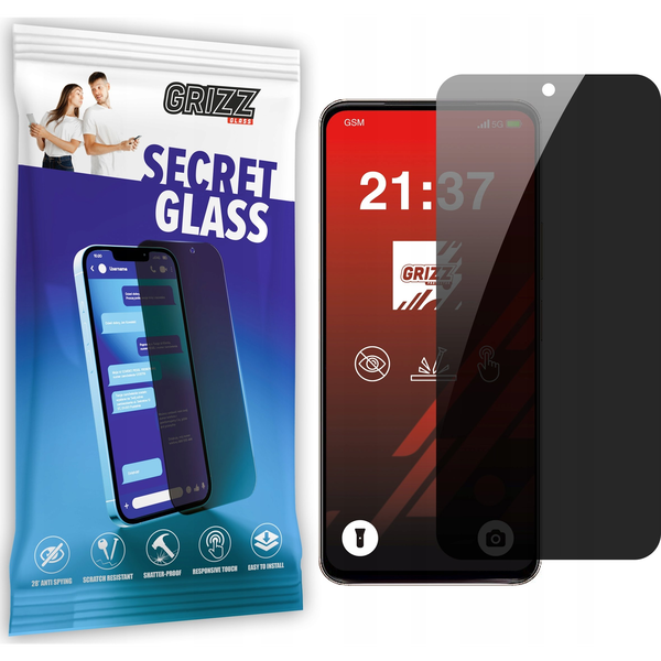  GrizzGlass Szkło prywatyzujące GrizzGlass SecretGlass do Vivo Y37 Pro