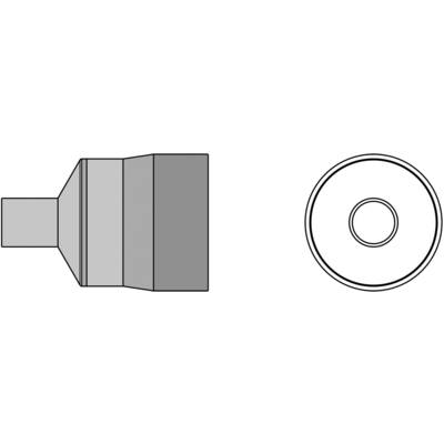 Weller T0058768744 Hőlégfúvó dűzni Forrólevegő fúvóka Hegy méret 7 mm Tartalom, tartalmi egységek rendelésenként 1 db