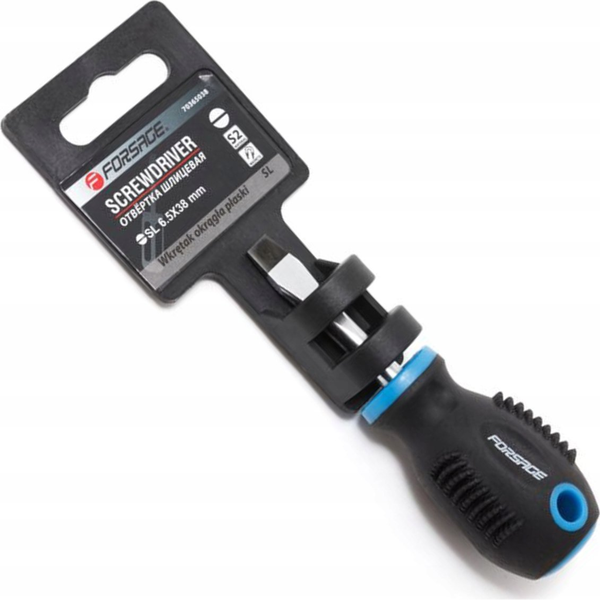  Forsage Śrubokręt szczelinowy magnetyczny"Profi" S2 SL6.5x38mm,