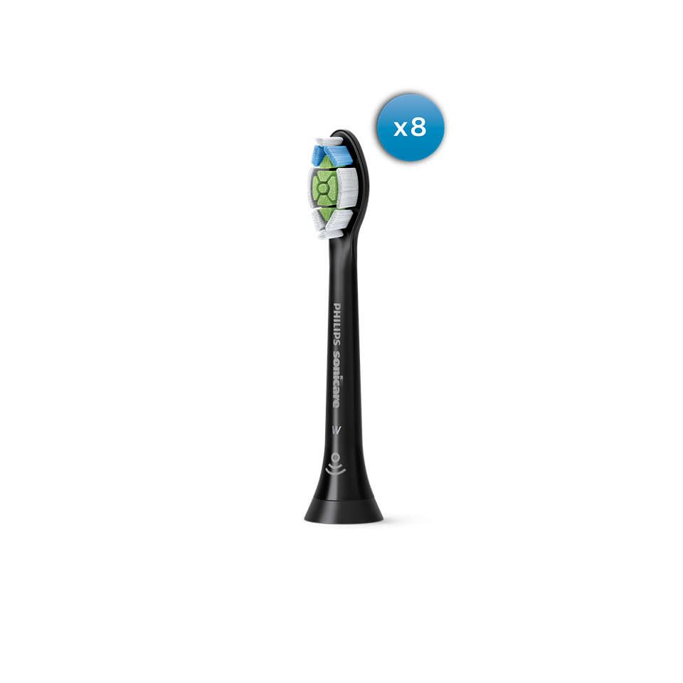Philips HX6068/13 Sonicare fogkefefej fekete 8db (HX6068/13)