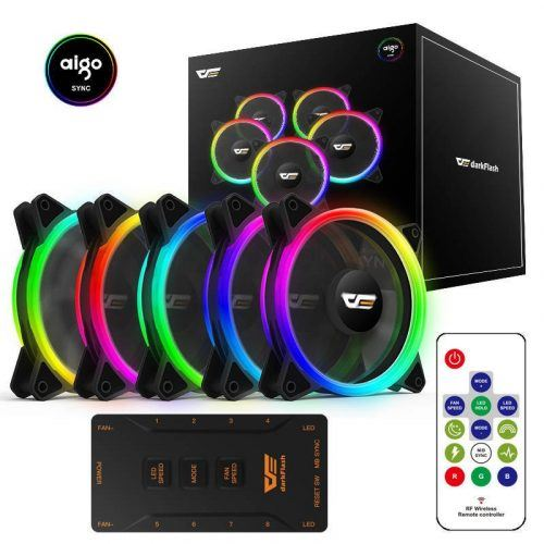 DarkFlash DR12 PRO 5az1-ben ARGB ház hűtő ventilátor szett (DR12 PRO 5in1)