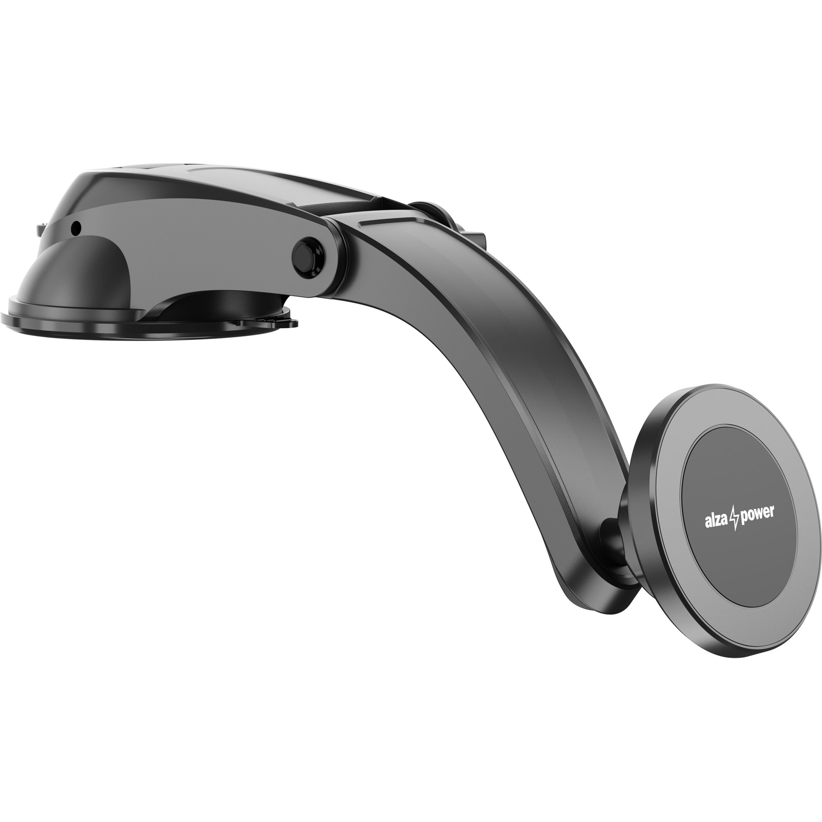 AlzaPower Holder Compatible with Magsafe AMS100, fekete (APW-PHAMSP08B)