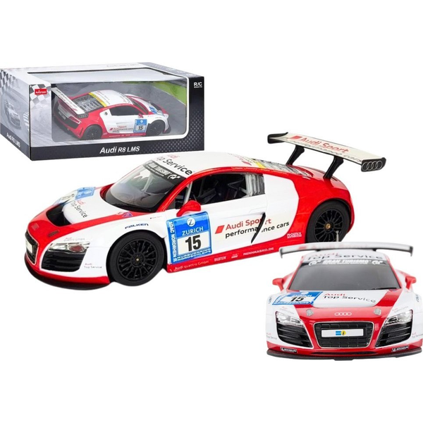 R/C 1_24 Távirányítású Sportkocsi AUDI R8 LMS Fehér