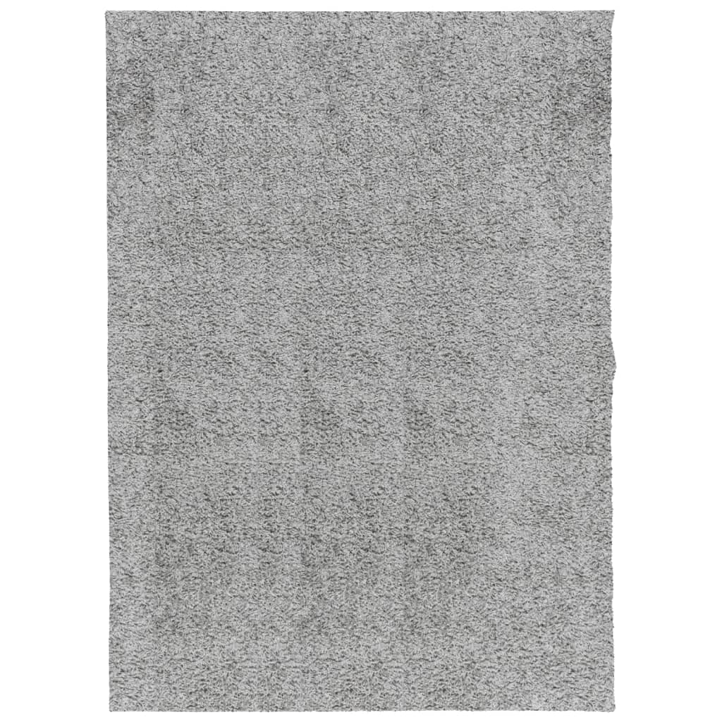 szürke hosszú szálú bozontos modern szőnyeg 140 x 200 cm (375257)