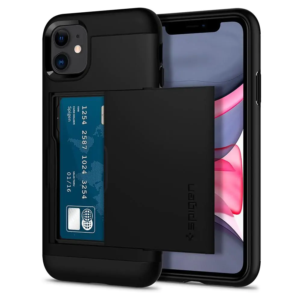 Spigen Slim Armor CS iPhone 11 tok fekete (076CS27435) (076CS27435)