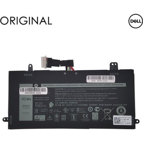 Bateria Extra Digital Nešiojamo kompiuterio baterija DELL J0PGR, 42Wh, 5250mAh, Original
