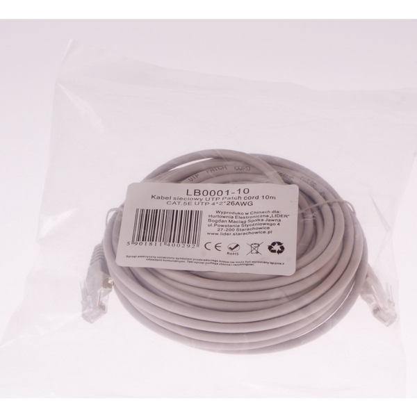  Libox UTP 10m CAT.5E UTP 4x2x26 AWG