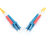 Оптичен кабел Digitus, Дуплекс, SM 9/125 OS2, LC - LC, 2 м, Жълт
