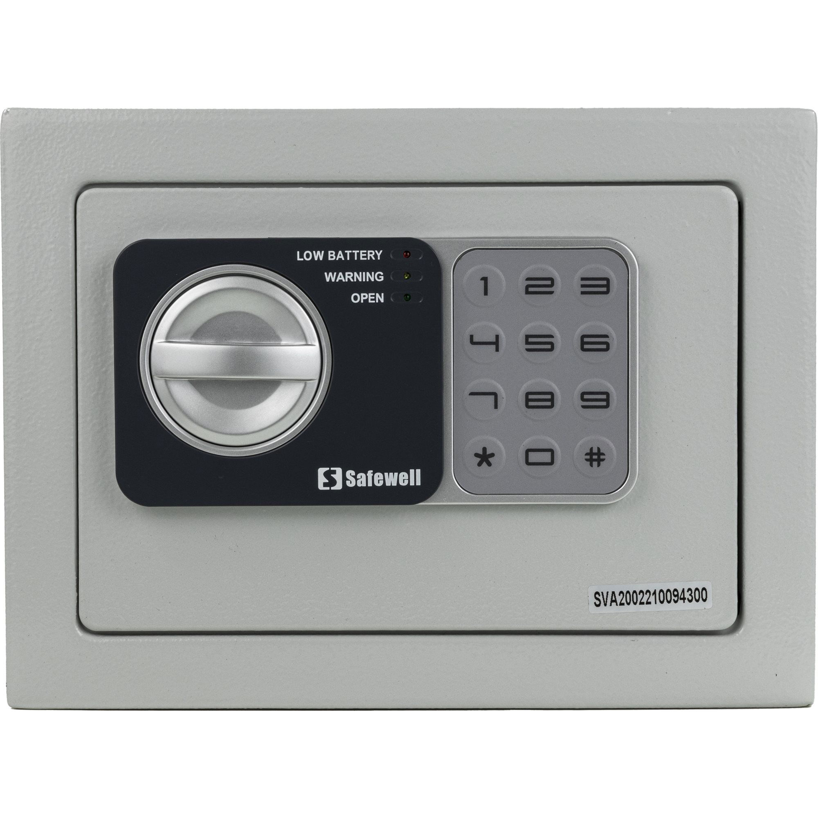 SAFEWELL Elektronikus széf 17l, szürke (17NEF grey)