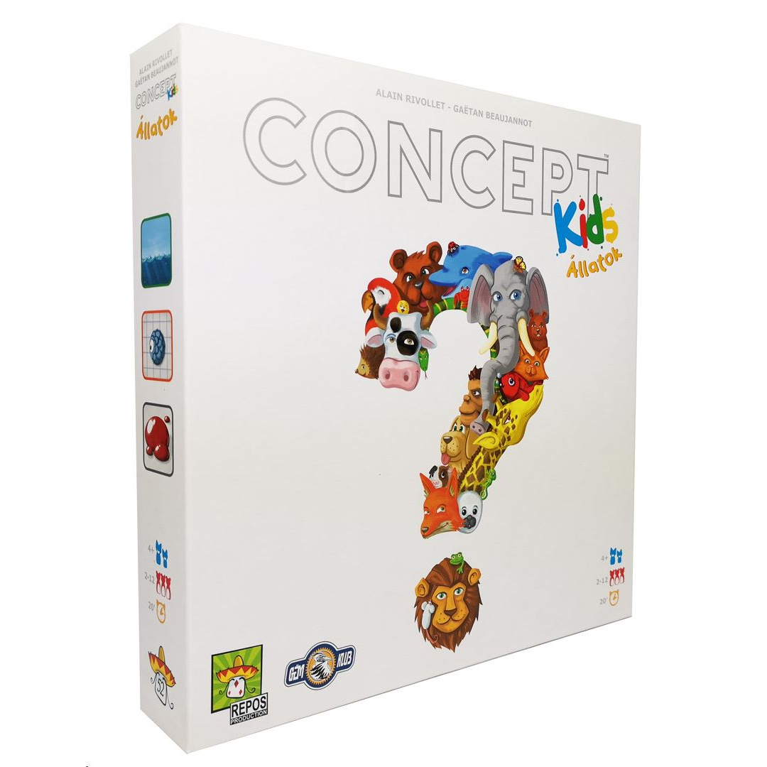 Asmodee Concept Kids: Állatok társasjáték (ASM34583) (ASM34583)