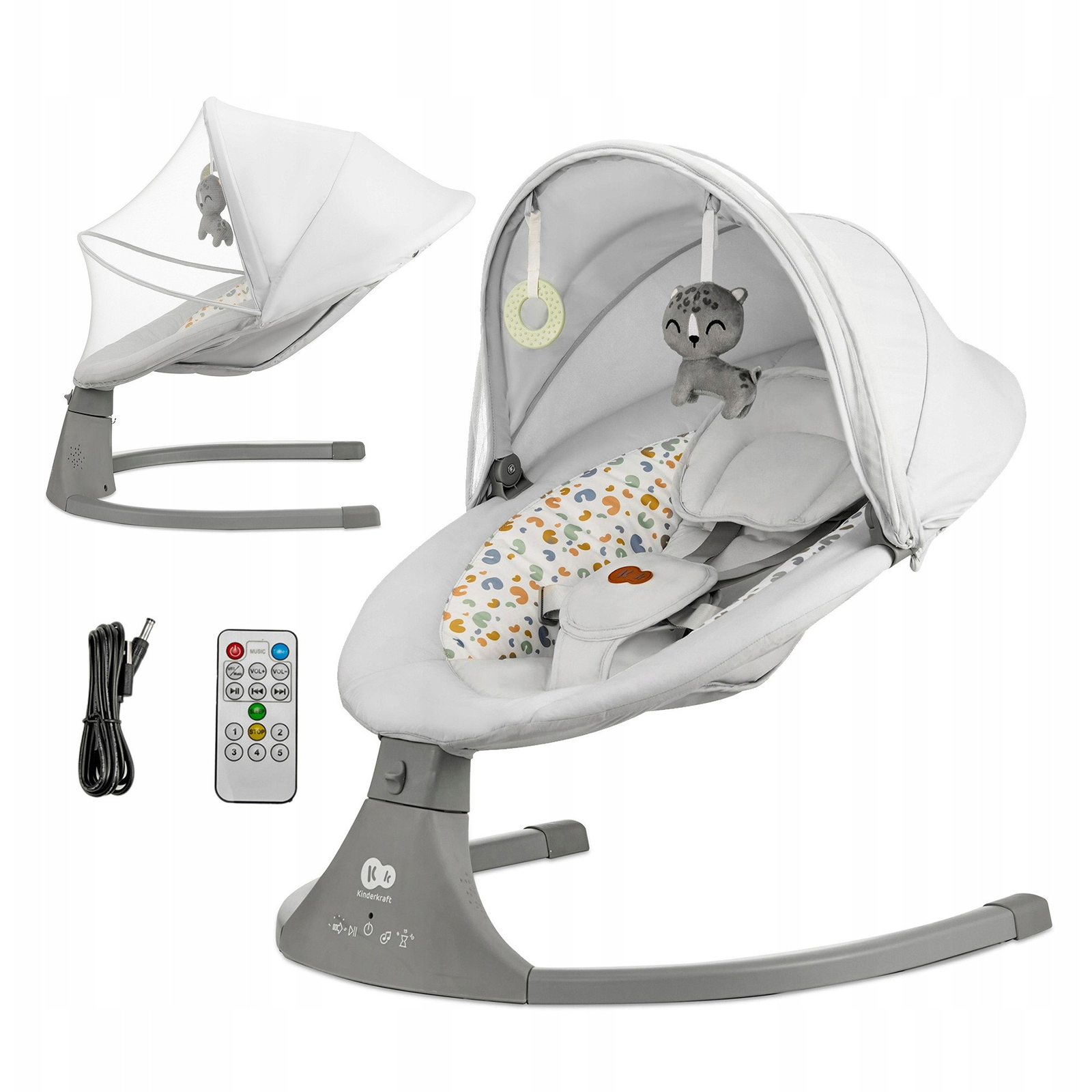 Kinderkraft Lumi 2v1 Premium Light Grey (5902533925018)