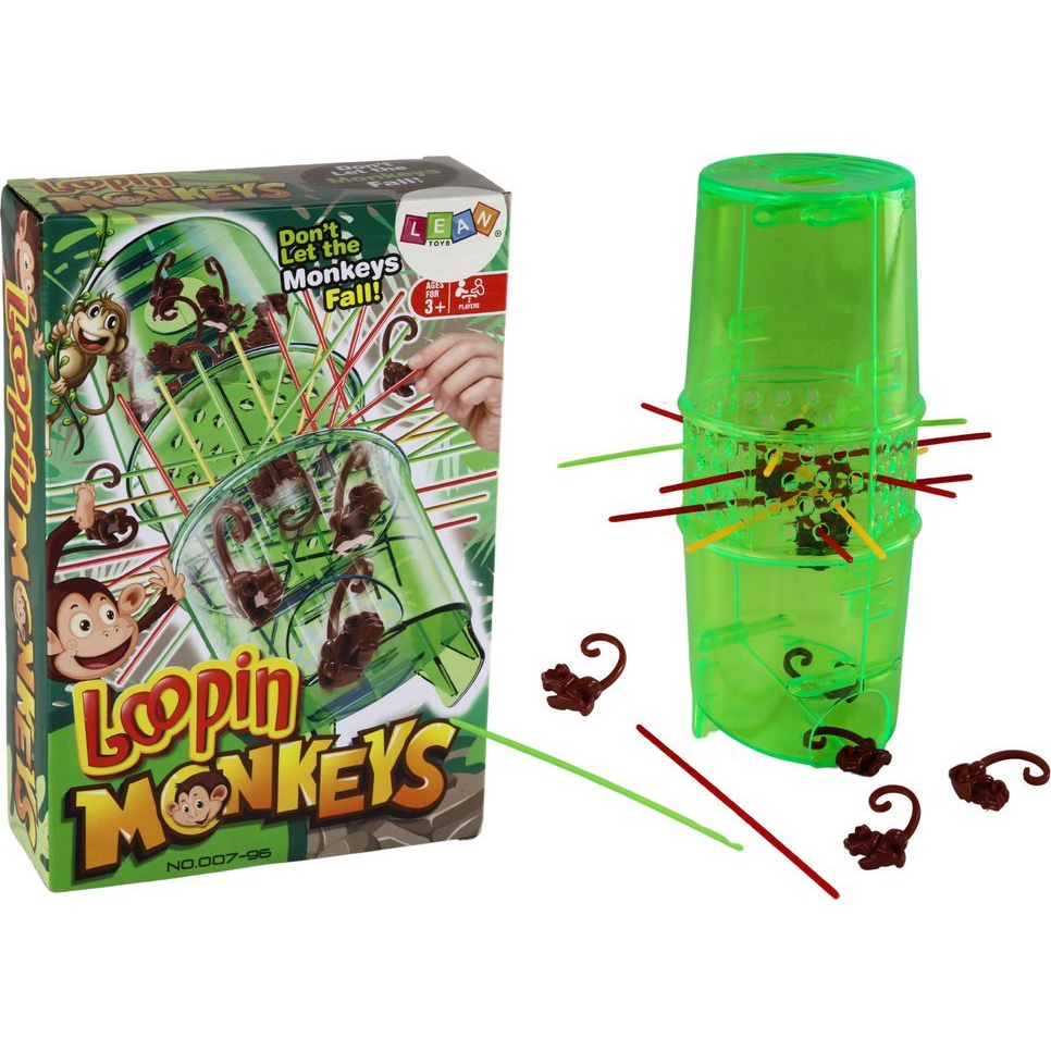 Lean Toys Arcade Játék Kapd El A Majmot, Hulló Majmok Pálcái (17328)