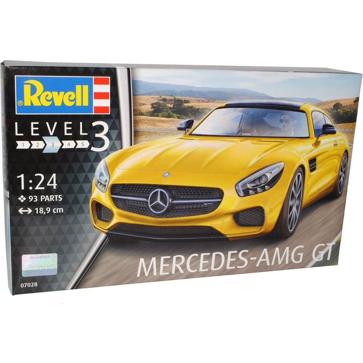 Revell Mercedes AMG GT 1:24 makett autó (07028) (GXP-572780)