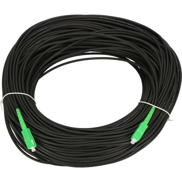 Cablu de retea Extralink, SC/APC-SC/APC, Single-Mode, Simplex, 130 m, Negru