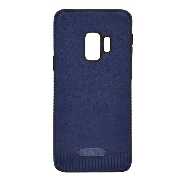 Szilikon telefonvédő (ultravékony, közepesen ütésálló, bőr hatású) KÉK [Samsung Galaxy S9 (SM-G960)] (5996457797400)