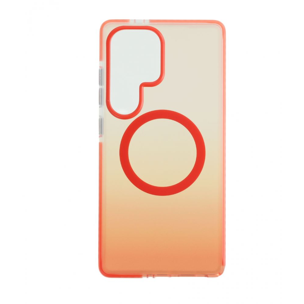 Cellect Samsung Galaxy S25 Ultra mágneses tok narancssárga-átlátszó (CEL-MAG-S25U-OTP) (CEL-MAG-S25U-OTP)