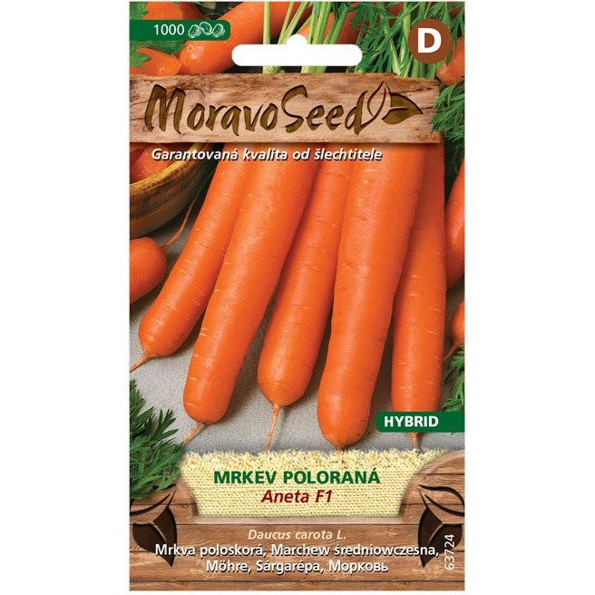 MORAVOSEED Sárgarépa félkorai ANETA F1 - hibrid (1855mm)