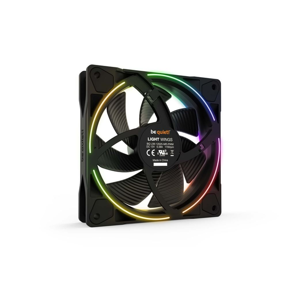 be quiet! Light Wings | 120mm PWM Triple Pack Кутия на компютър Вентилатор 12 см Черен 3 броя