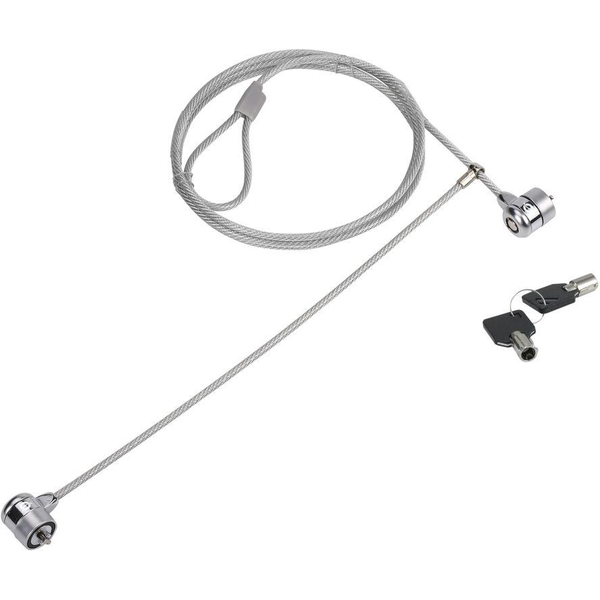 Conceptronic CNBSLOCK15T cadeado antirroubo Prateado 1,5 m