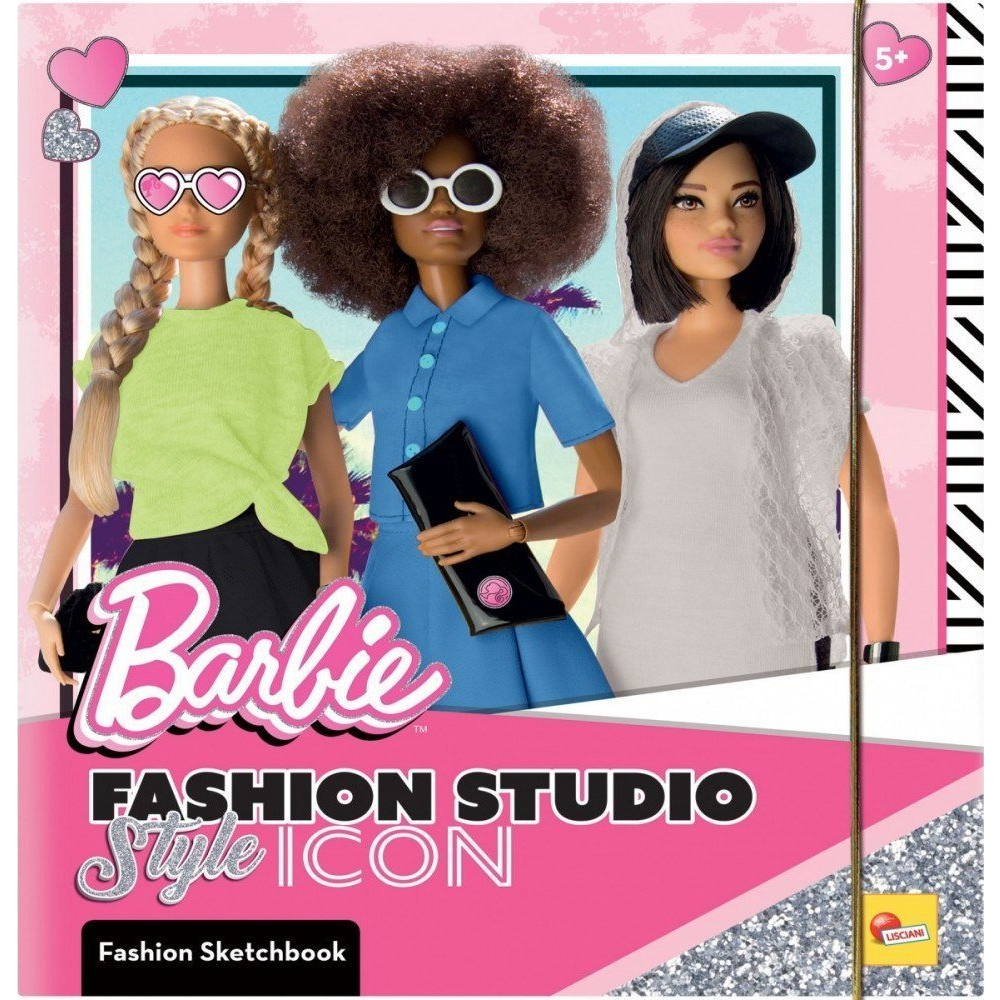 Barbie Style Icon színező és öltöztető szett - Lisciani (304-12839)