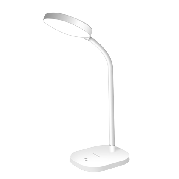 LED stolní lampa 5000K 360° flexibilní dotykové ovládání Logilink