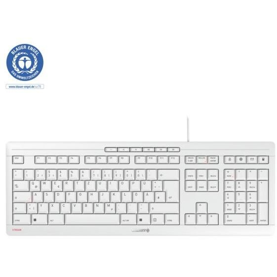CHERRY JK-8500HU-0 tastiera Casa/ufficio USB QWERTZ Ungherese Grigio chiaro