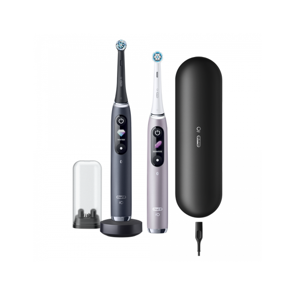 Oral-B iO Series 9 Duo Black Onyx Rose Quartz sada elektrických kartáčků