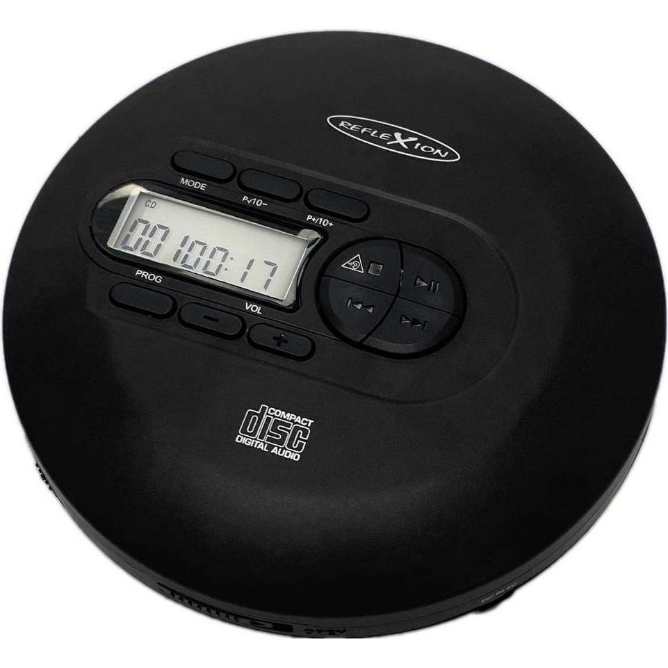 Reflexion PCD540DAB Discman Hordozható CD lejátszó - Fekete (PCD540DABBK)