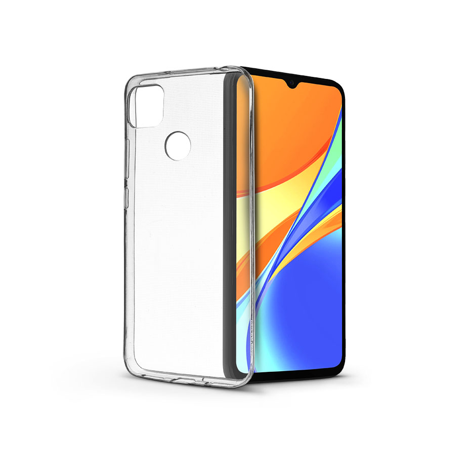 Haffner Soft Clear Xiaomi Redmi 9C Szilikon Hátlap - Átlátszó (PT-5879)