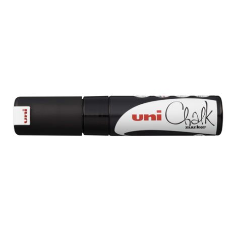 Marker kriedový čierny Uni 1 ks (PWE-8K BLACK)