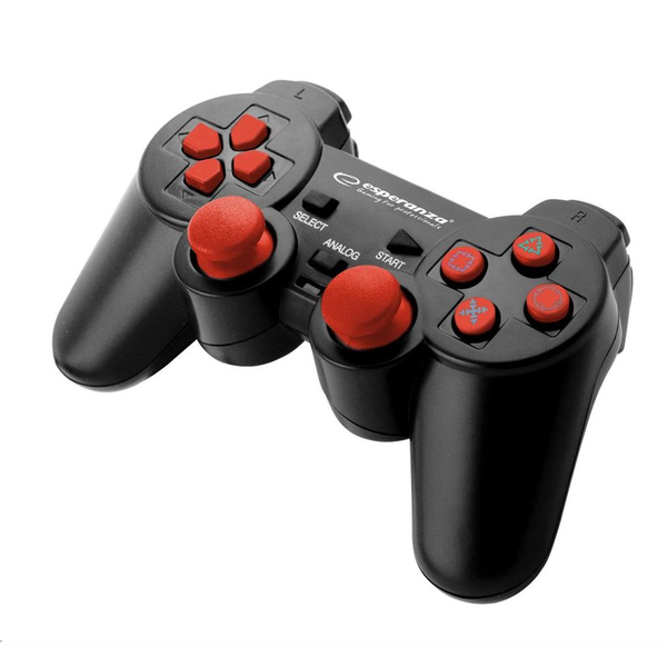 Esperanza EGG106R Corsair gamepad fekete-piros