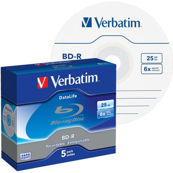 Verbatim DataLife 6x BD-R 25 GB 5 stuk(s)