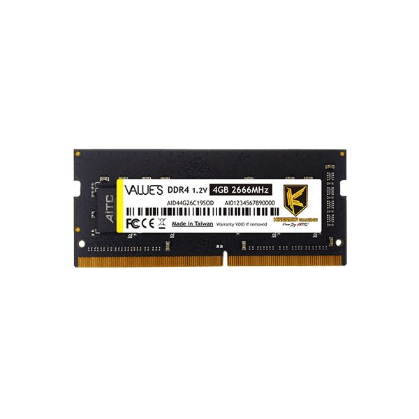 Kingsman 8GB DDR4 2666MHz SODIMM CL19 Notebook RAM (KSD48G26C19SOD)