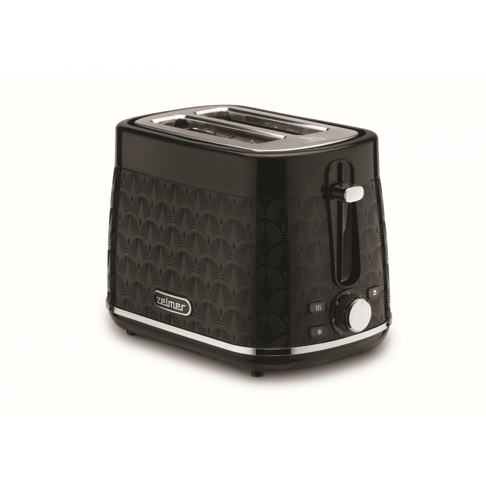 Zelmer ZTS8010 2 szeletes 930W Kenyérpirító - Fekete (KENYÉRPIRÍTÓ ZTS8010 JUNGLE)